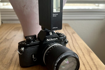 Nikon EM, Series E 36~72 Zoom, JCPenney Electronic Strobe